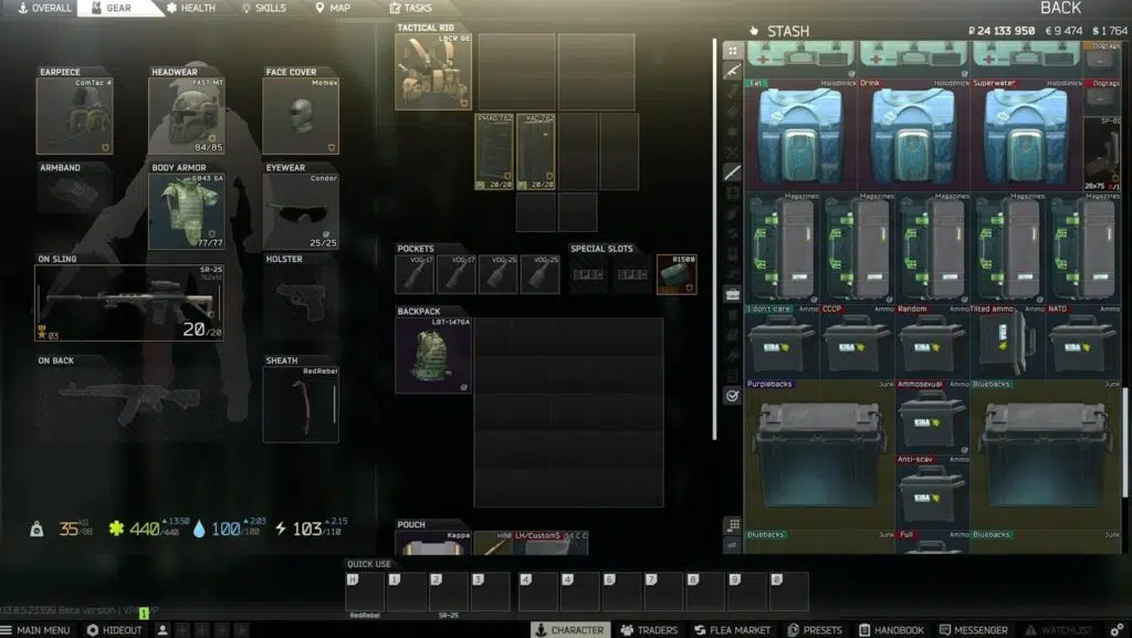 Persistent Progression and Gear Risk