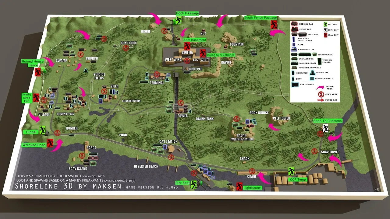 Shoreline Map Guide