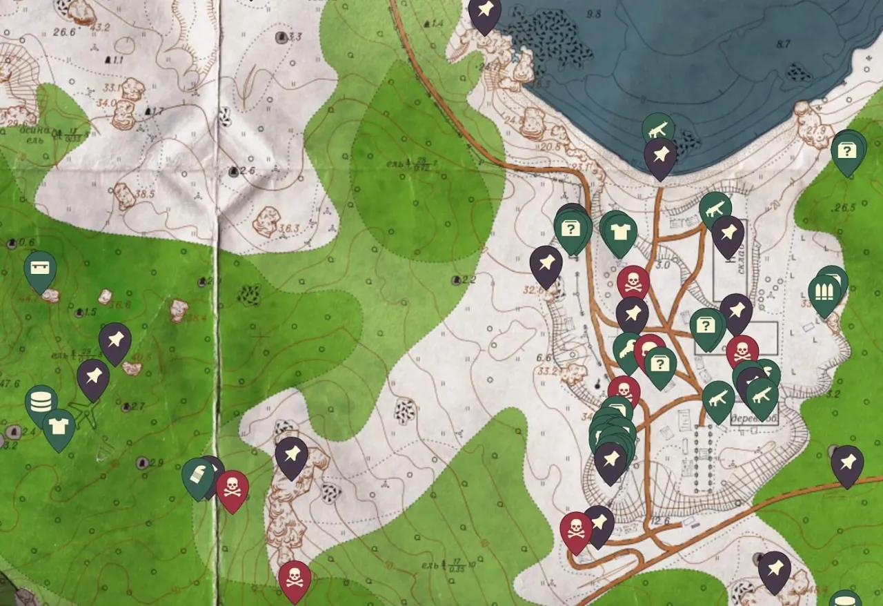 Woods Map Guide