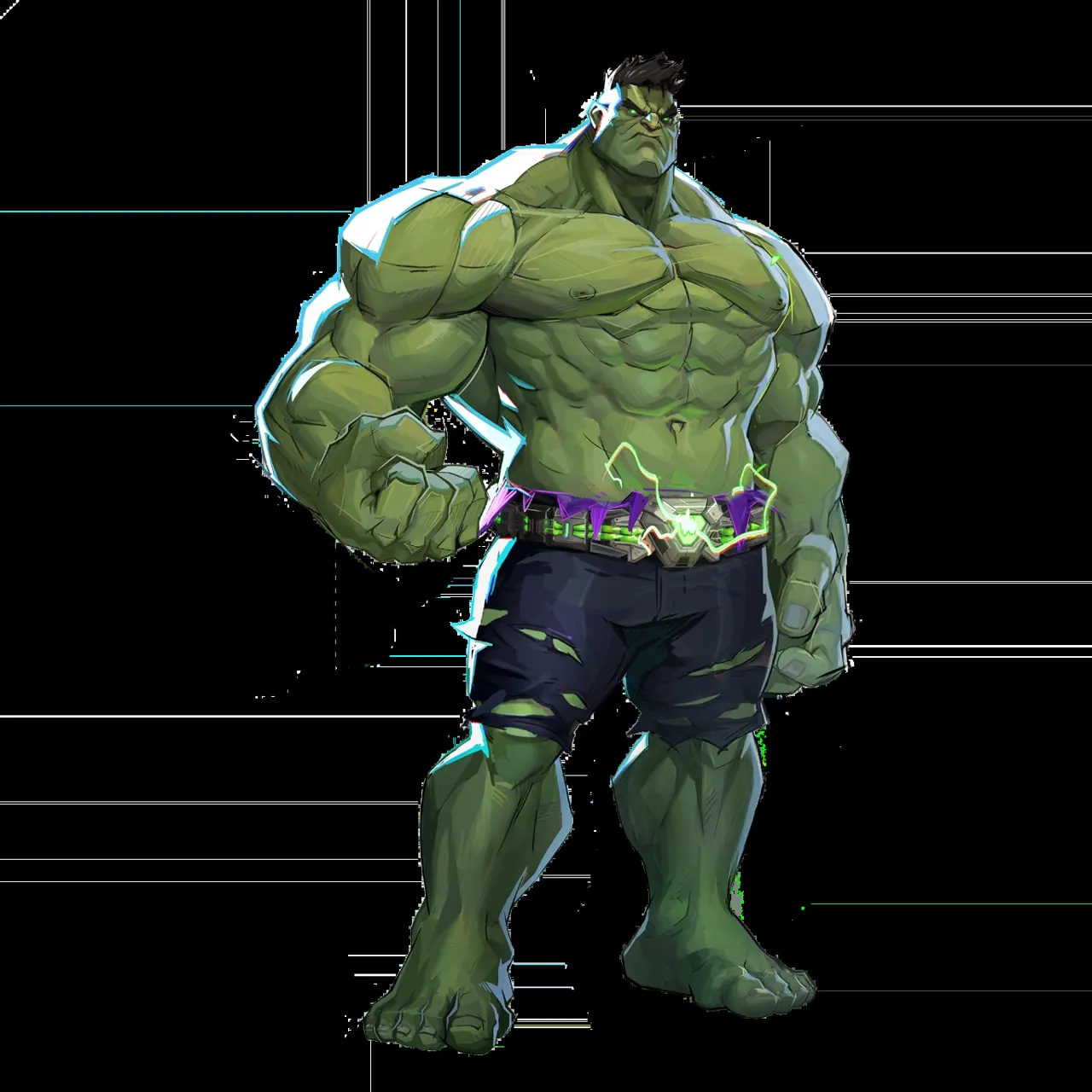 Bruce Banner in Hulk mode