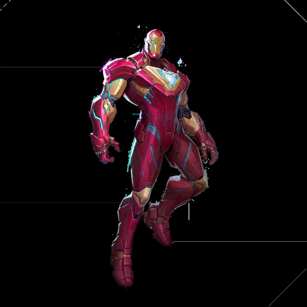 Tony Stark in full Iron Man armor