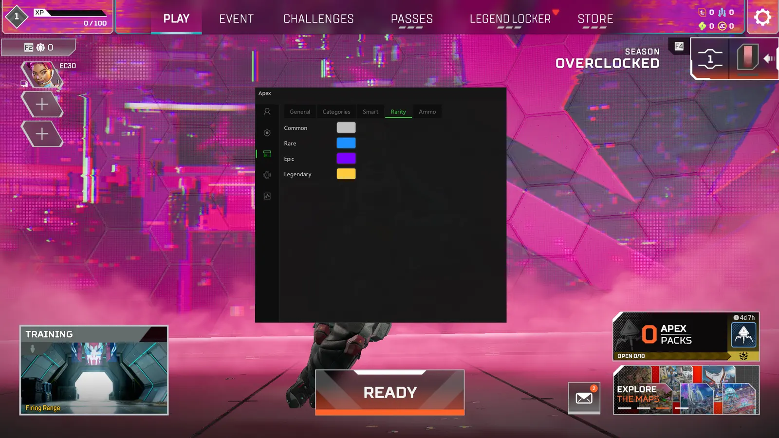 Elocarry Apex Legends cheat: Loot rarity