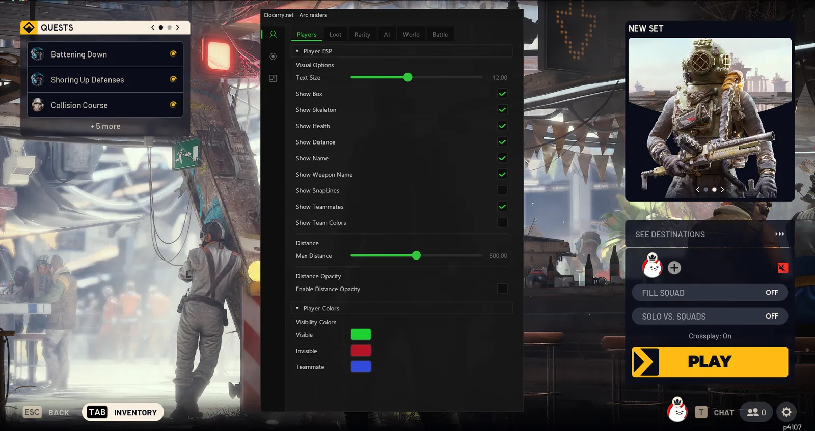 ARC Raiders Wallhack — Player ESP