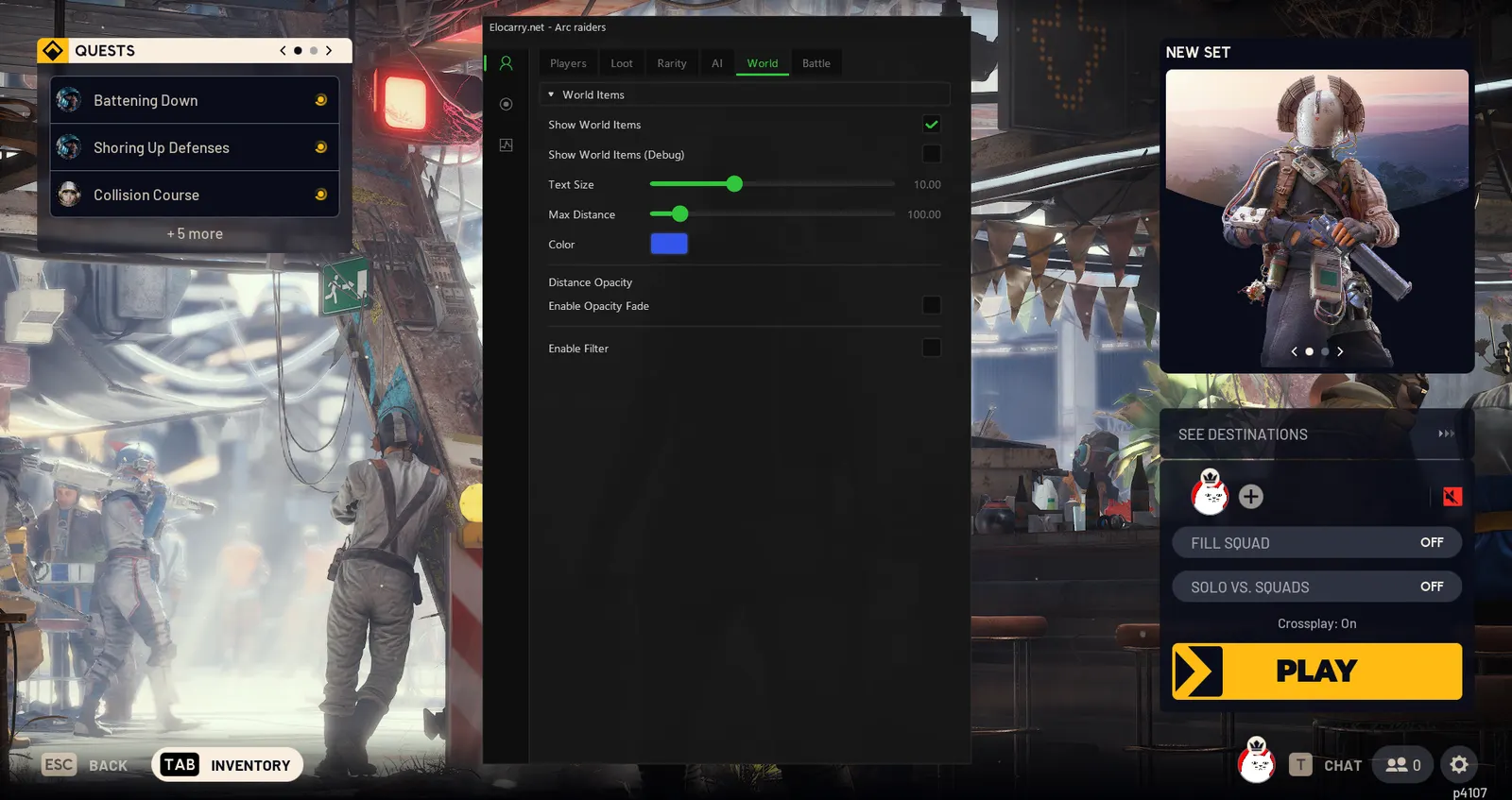 ARC Raiders Wallhack — World & extraction