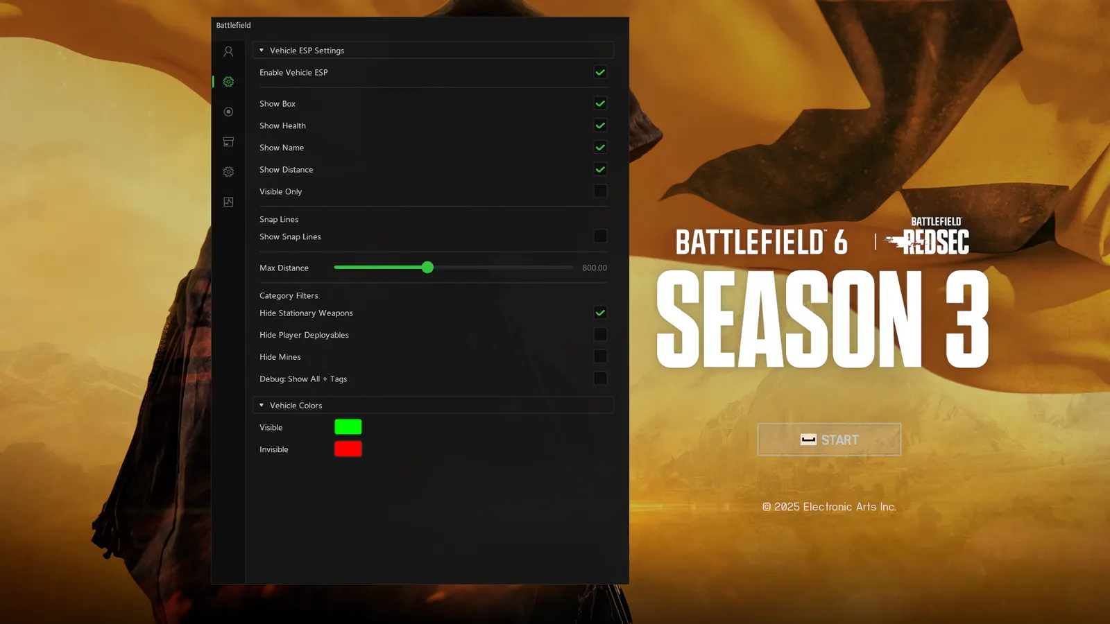 Battlefield 6 Wallhack — Vehicle ESP