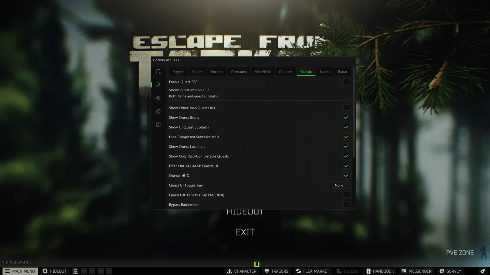 Escape From Tarkov Wallhack — Quest ESP