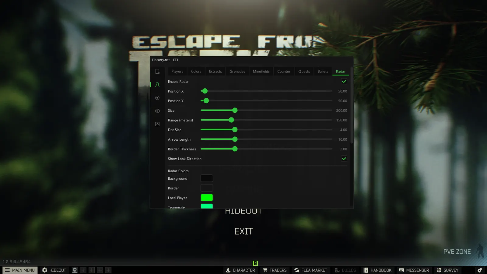 Escape From Tarkov Wallhack — Radar