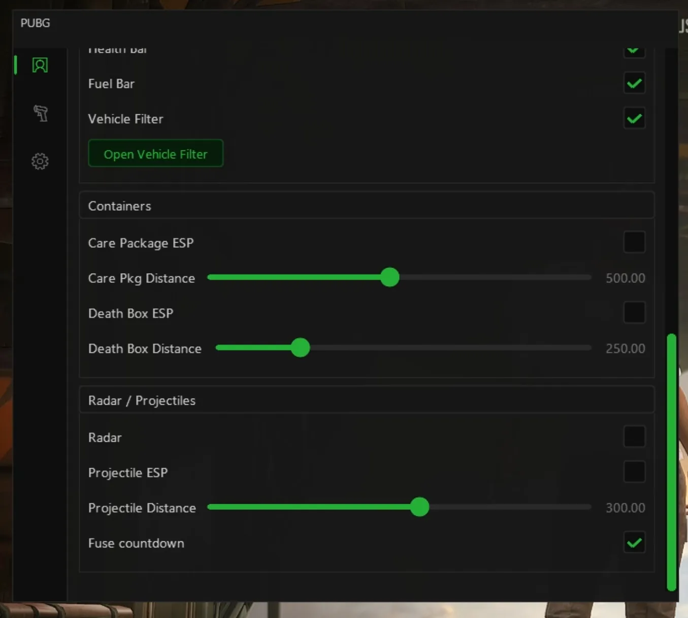 PUBG cheat — Radar