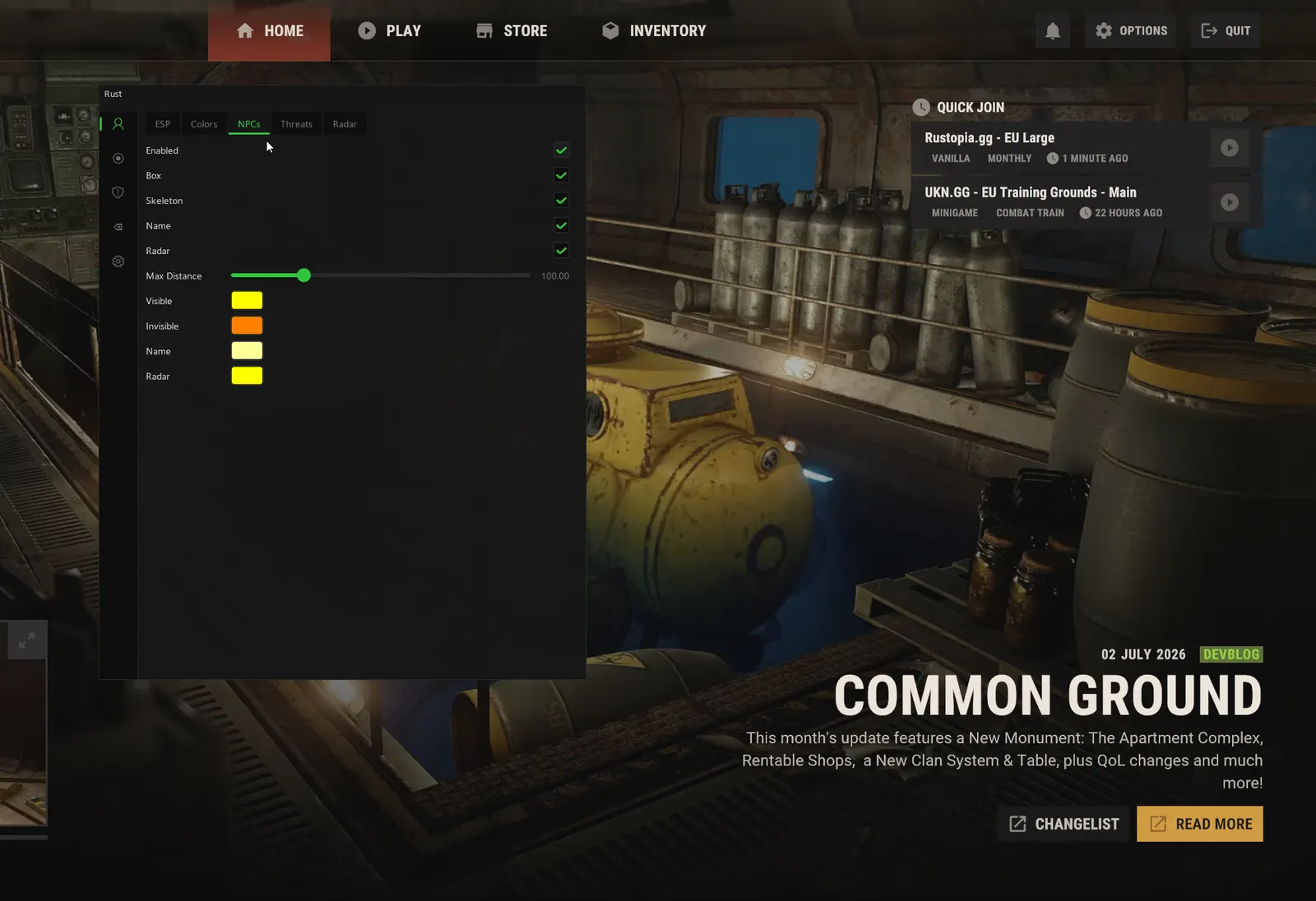 Rust ESP — NPC ESP