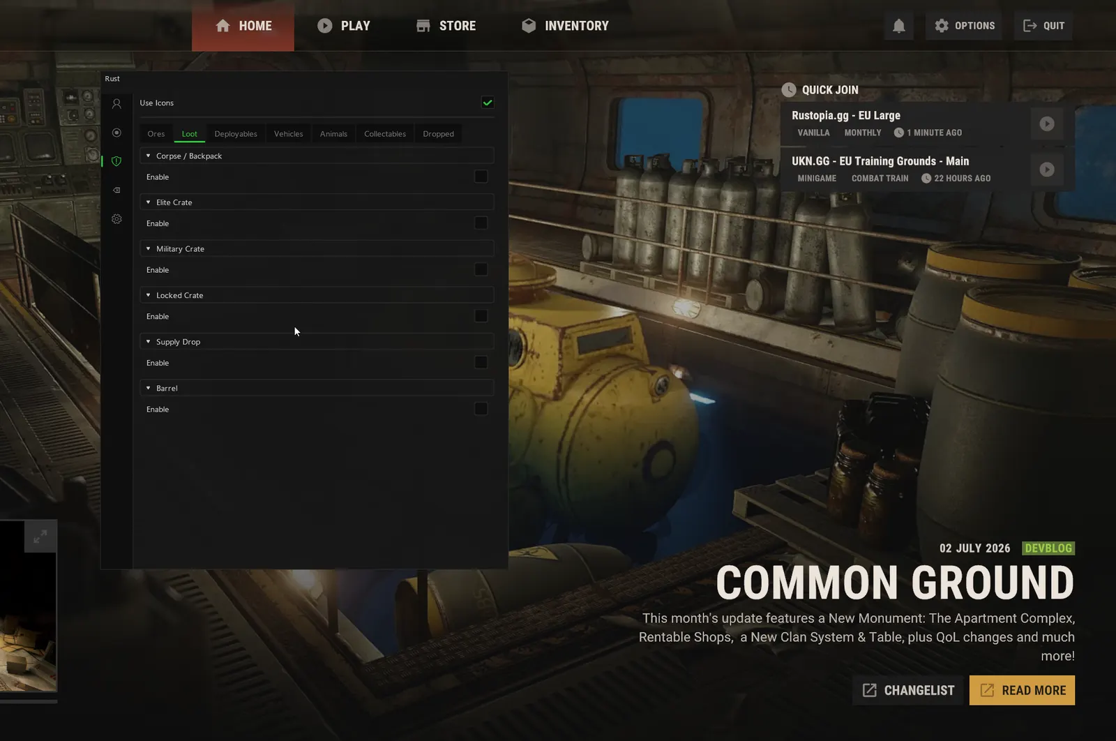 Rust ESP — Loot ESP