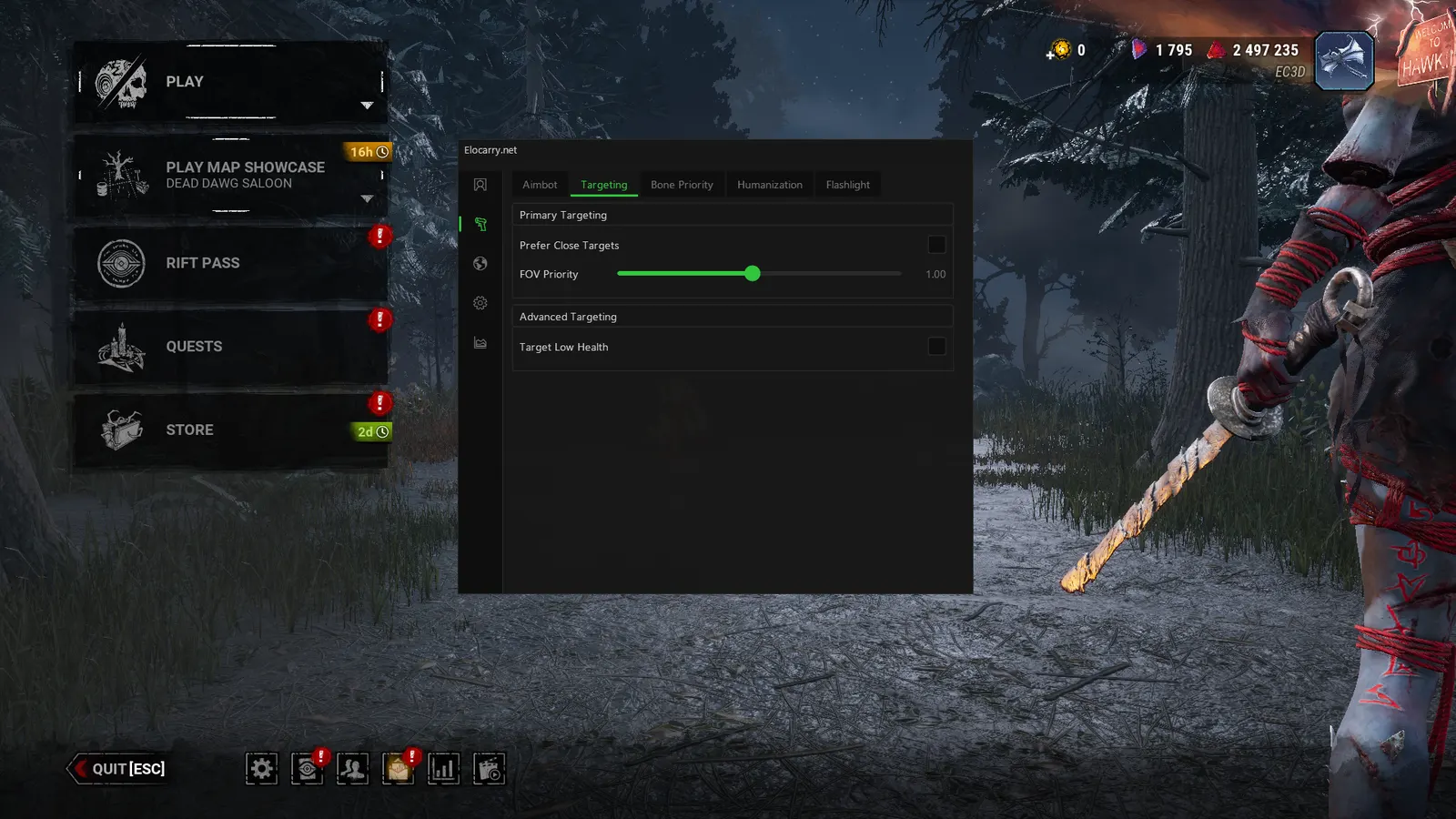 Dead by Daylight Aimbot — Targeting