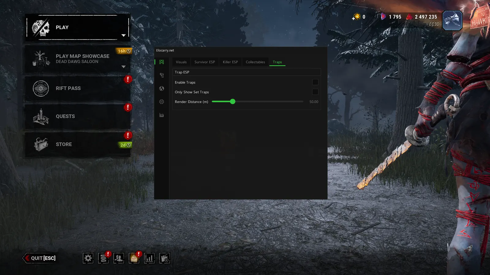 Dead by Daylight ESP — Trap ESP