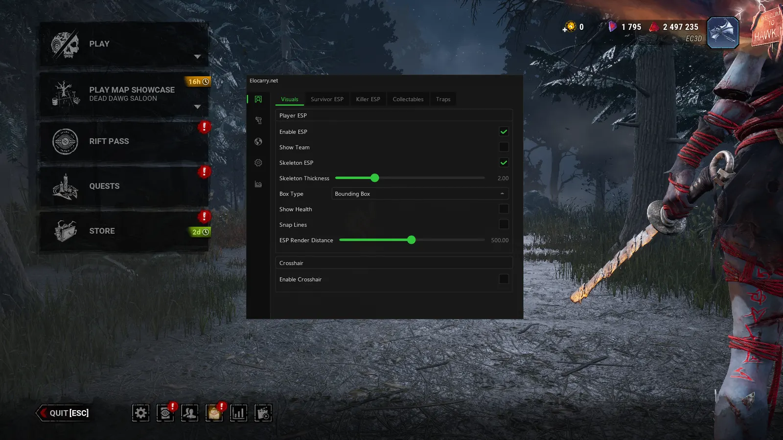 Dead by Daylight ESP — ESP visuals