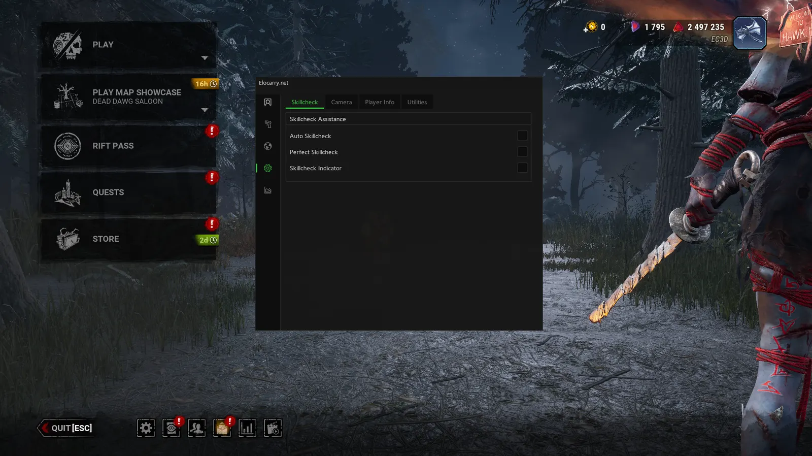 Dead by Daylight cheat — Auto skill check