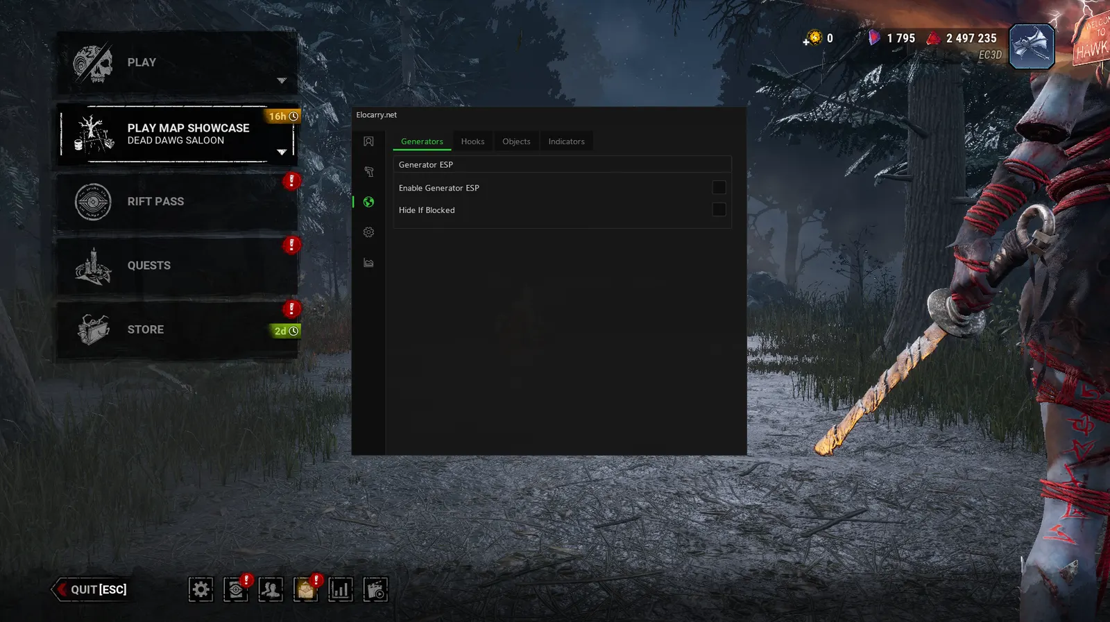 Dead by Daylight ESP — Generator ESP