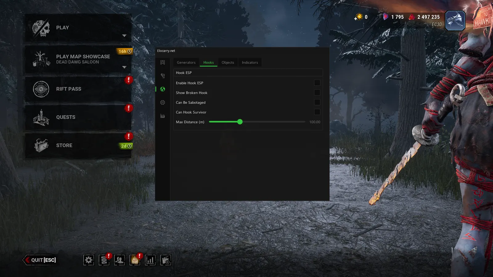 Dead by Daylight ESP — Hook ESP